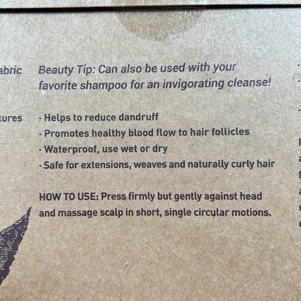 3-PIECE SPA SET - hair turban, scalp massage, and exfoliating. - Picture 8 of 11